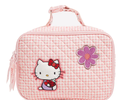 Vera Bradley Pink Hello Kitty® Lay Flat Lunch Box