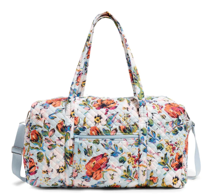 Vera Bradley Large Travel Duffel Bag - Sea Air Floral