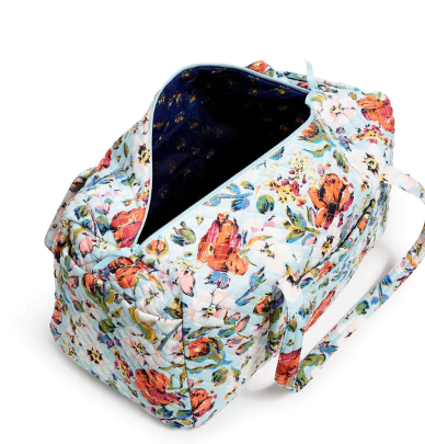 Vera Bradley Large Travel Duffel Bag - Sea Air Floral