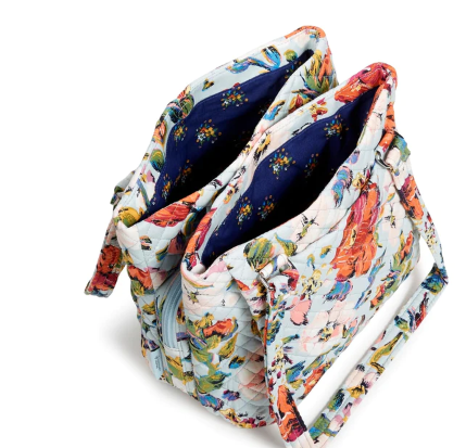 Vera Bradley Multi-Compartment Shoulder Bag - Sea Air Floral