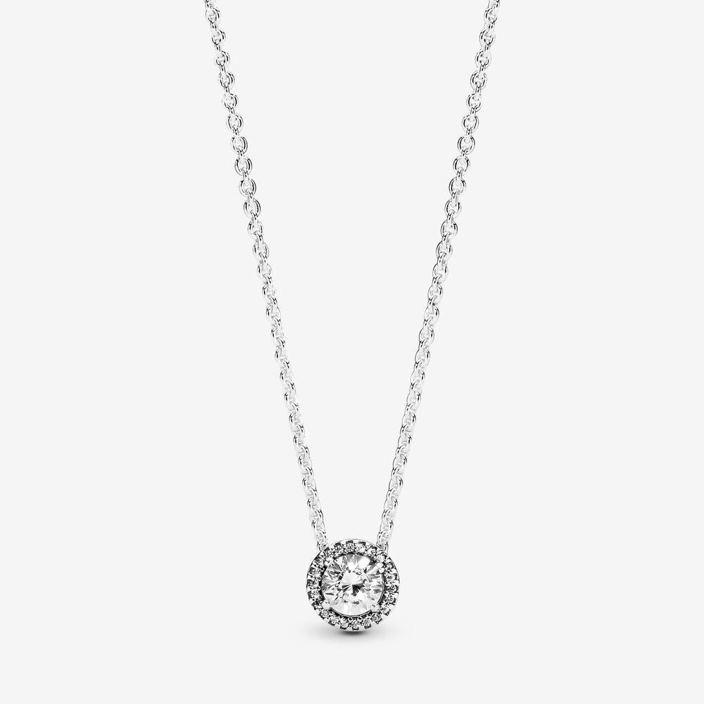 Round Sparkle Halo Necklace - Jewelry - SierraLily