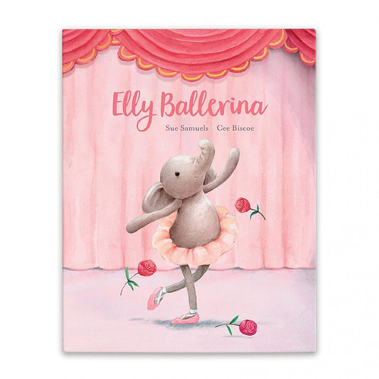 Jellycat Elly Ballerina Book-12”