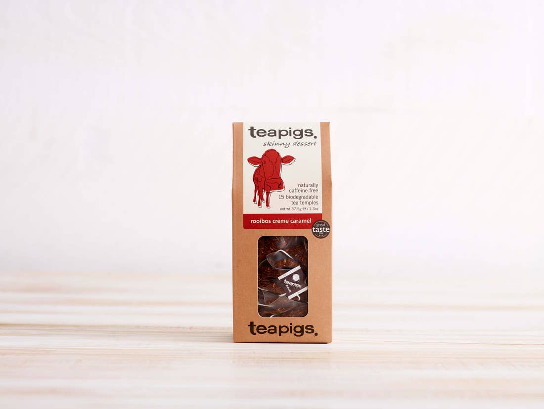 Teapigs Rooibos Creme Caramel Tea - 15 Temples