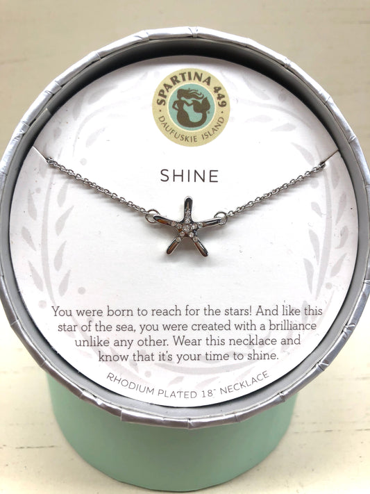 Spartina Shine Starfish Necklace