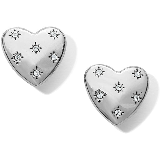 Brighton Stellar Heart Post Earrings