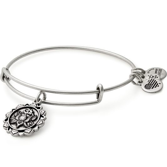 Alex and ani lotus best sale peace petals pull chain bracelet