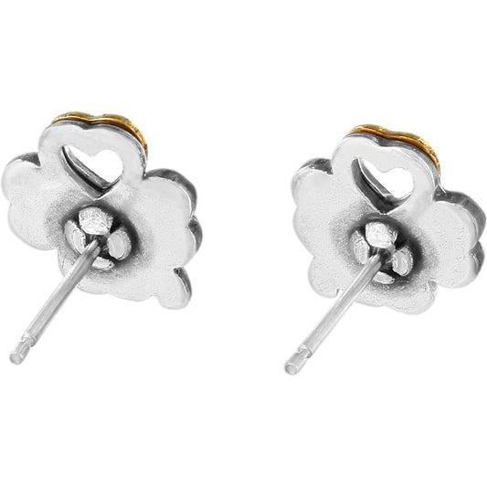 Brighton Clover Heart Mini Post Earrings