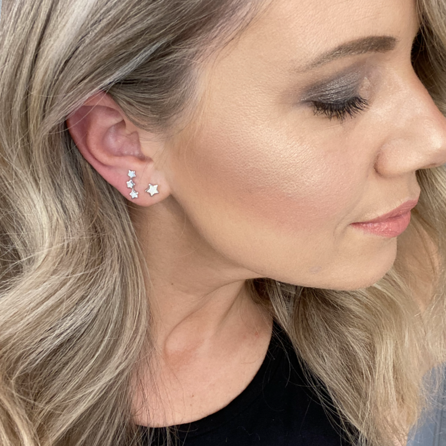 "Starry Night" Ear Climbers in White Opal - Jewelry - SierraLily