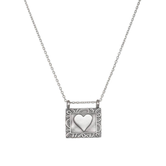 Heart Centered Silver Necklace - Jewelry - SierraLily