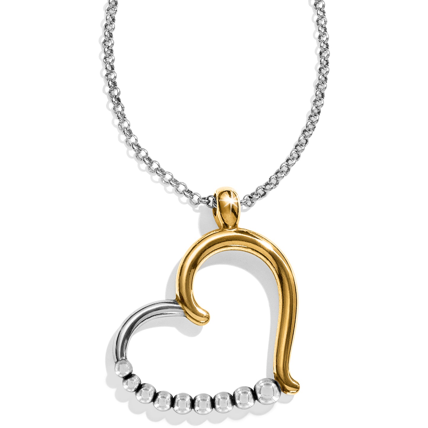 Brighton Sparkle Heart Convertible Necklace