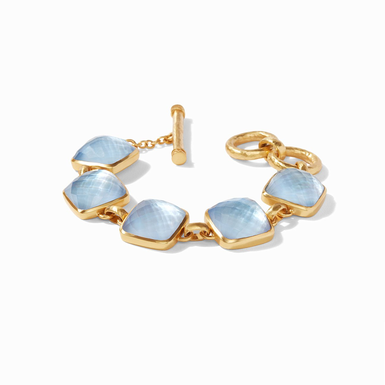 Julie Vos Catalina Bracelet Chalcedony Blue