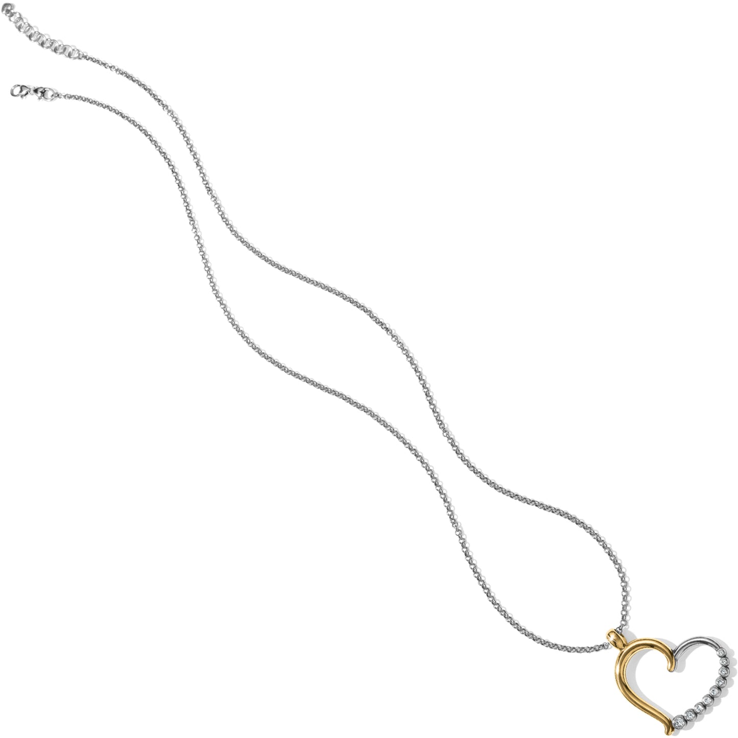 Brighton Sparkle Heart Convertible Necklace