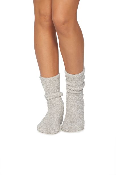 Barefoot Dreams CozyChic Heathered Socks #B614