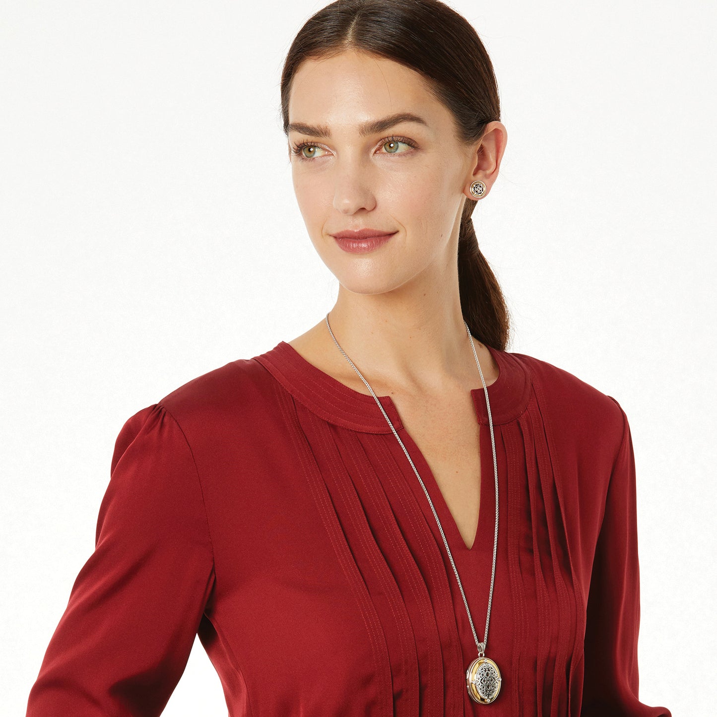 Brighton Intrigue Convertible Locket Necklace
