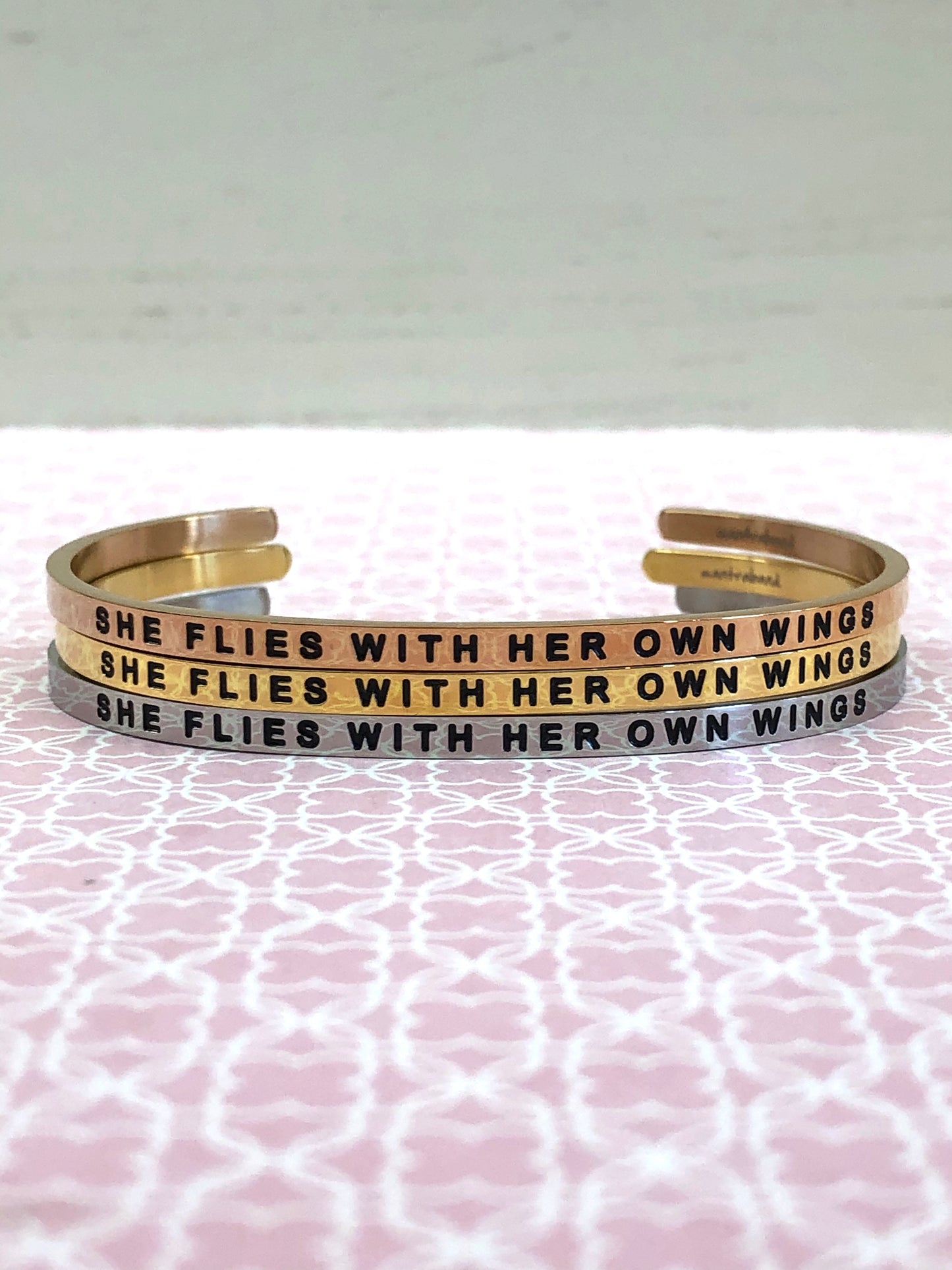 She Flies With Her Own Wings MantraBand - Jewelry - SierraLily