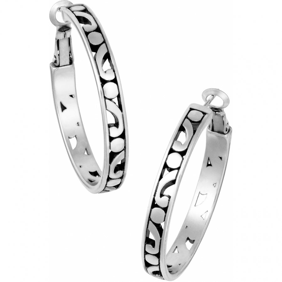 Brighton Contempo Medium Hoop Earrings