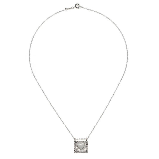 Heart Centered Silver Necklace - Jewelry - SierraLily