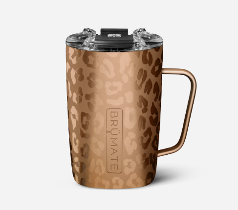Brumate Toddy in Gold Leopard