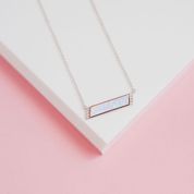 Chloe + Lois Blue Opal Deco Necklace