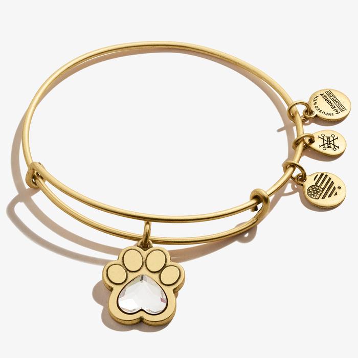 Alex and Ani Charity By Design Prints of Love Expandable Bangle Bracelet
