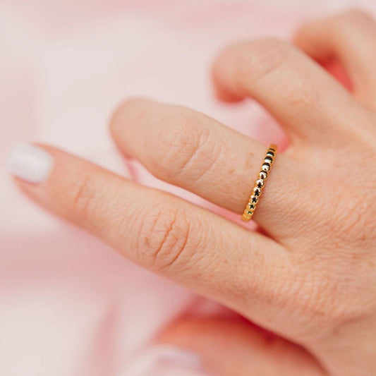 Chloe + Lois Slim Beaded Ring