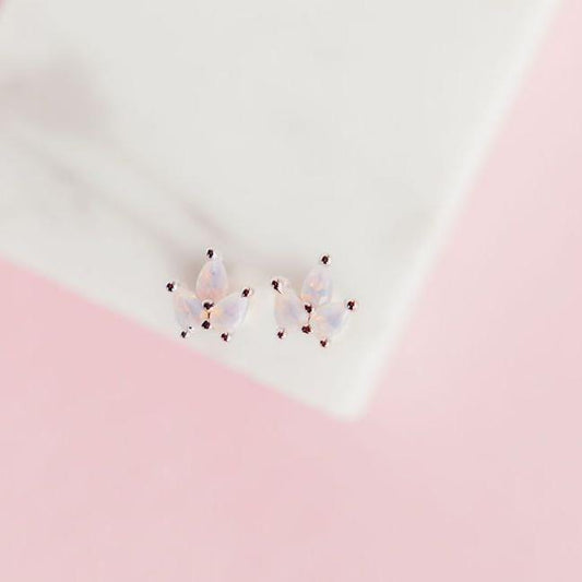 Chloe + Lois Cotton Candy Mini Crown Studs