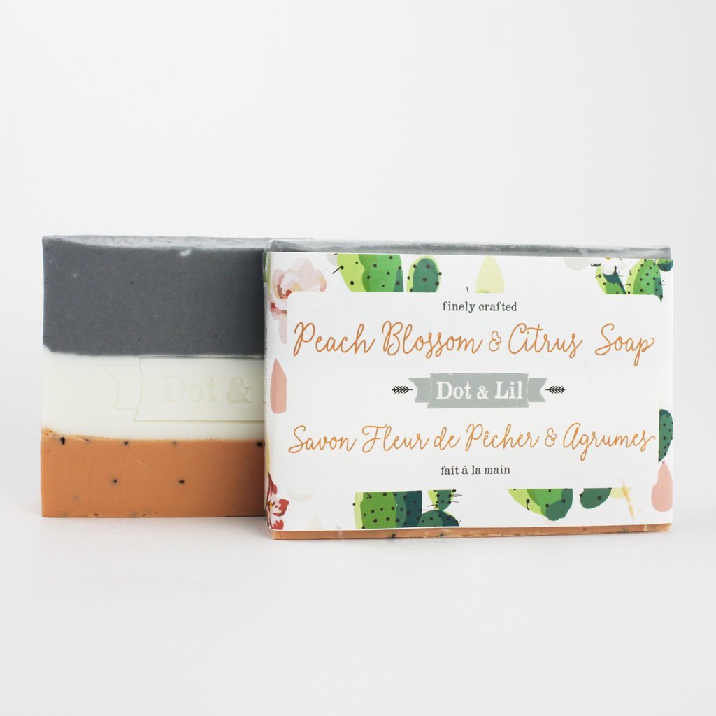 Dot & Lil Peach Blossom and Citrus Soap - Bath & Body - SierraLily