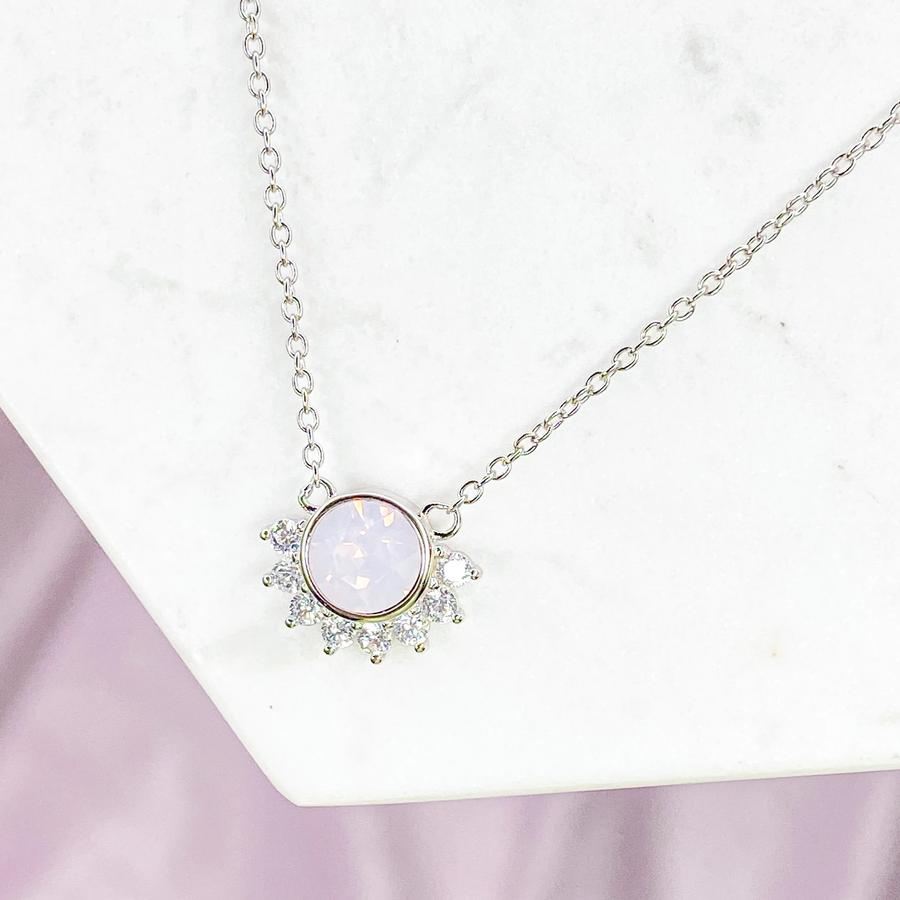 "Lois" Necklace in Rosewater Pink Swarovski® - Jewelry - SierraLily