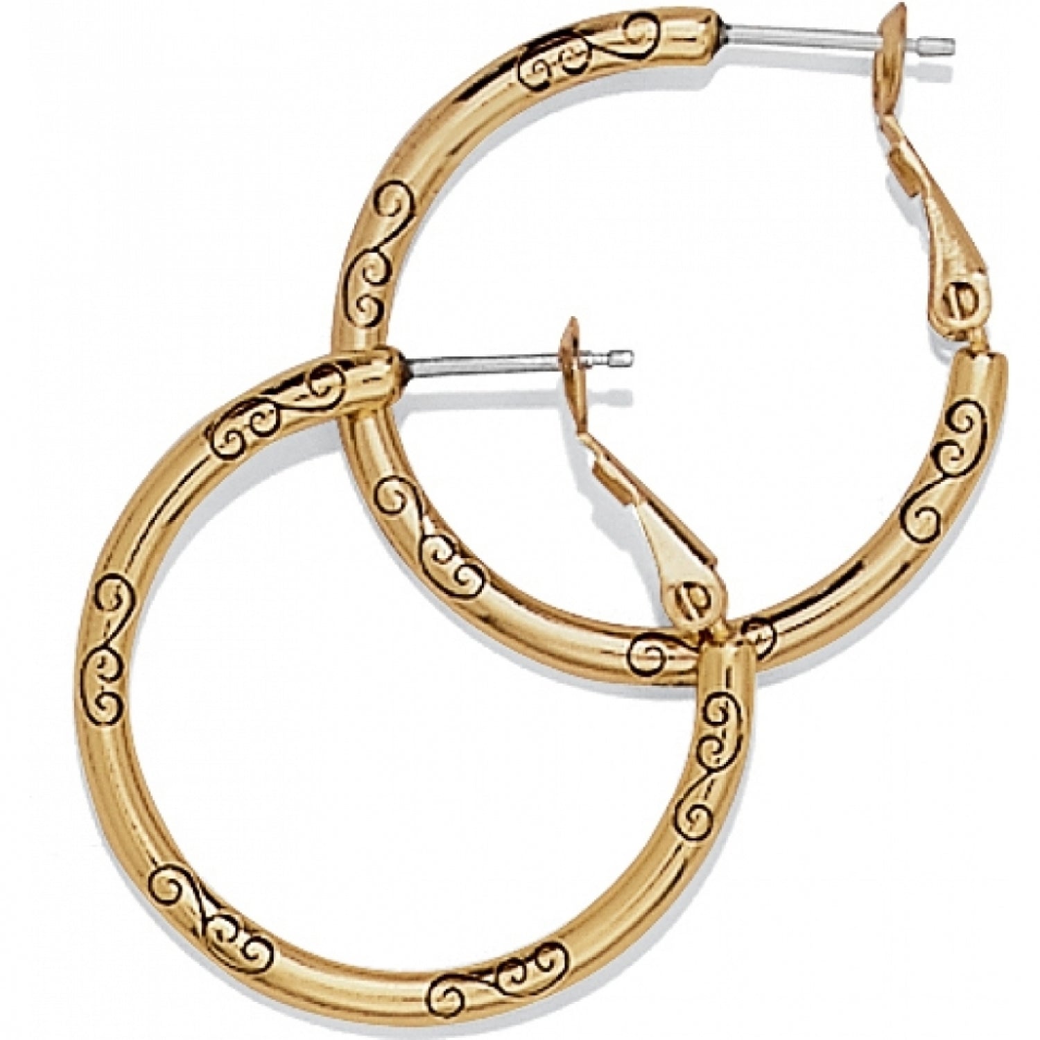 Small Gold Hoop Charm Earrings - Jewelry - SierraLily