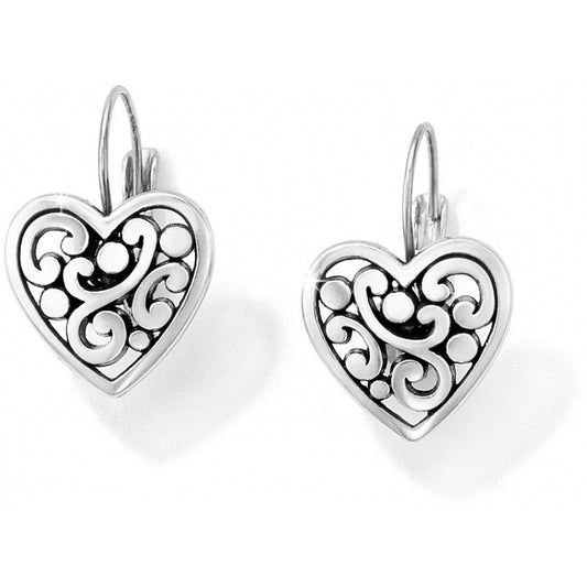 Contempo Heart Leverback Earrings - Jewelry - SierraLily