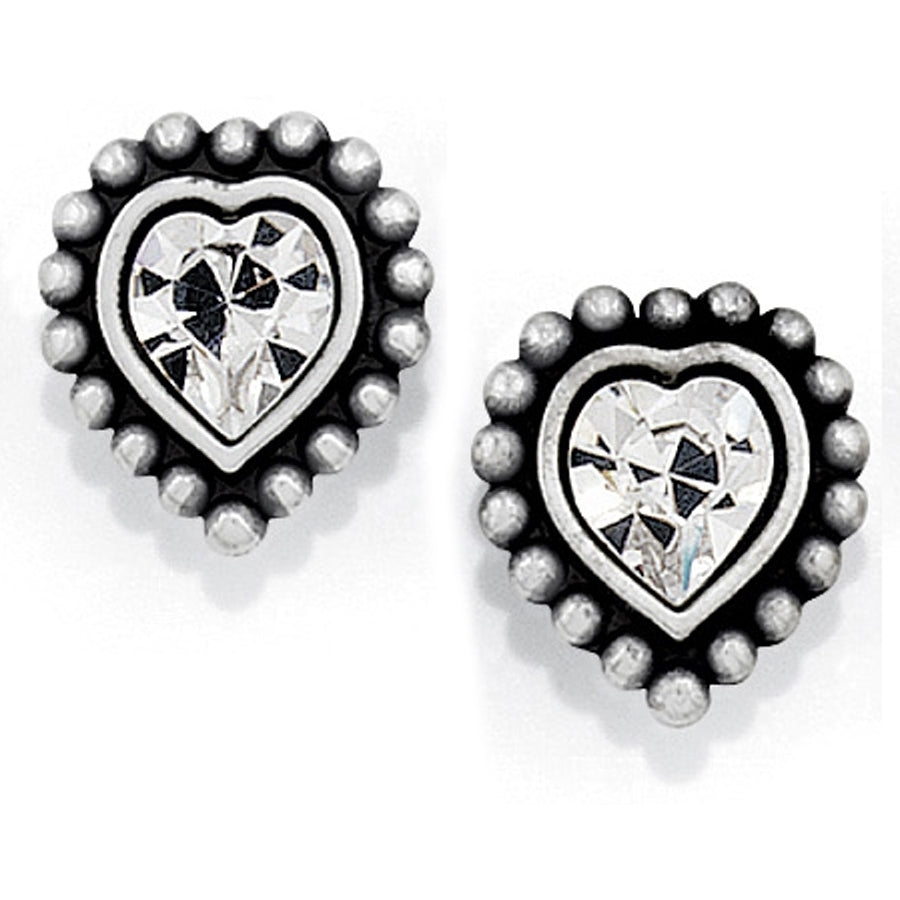 Shimmer Heart Mini Post Earrings - Jewelry - SierraLily