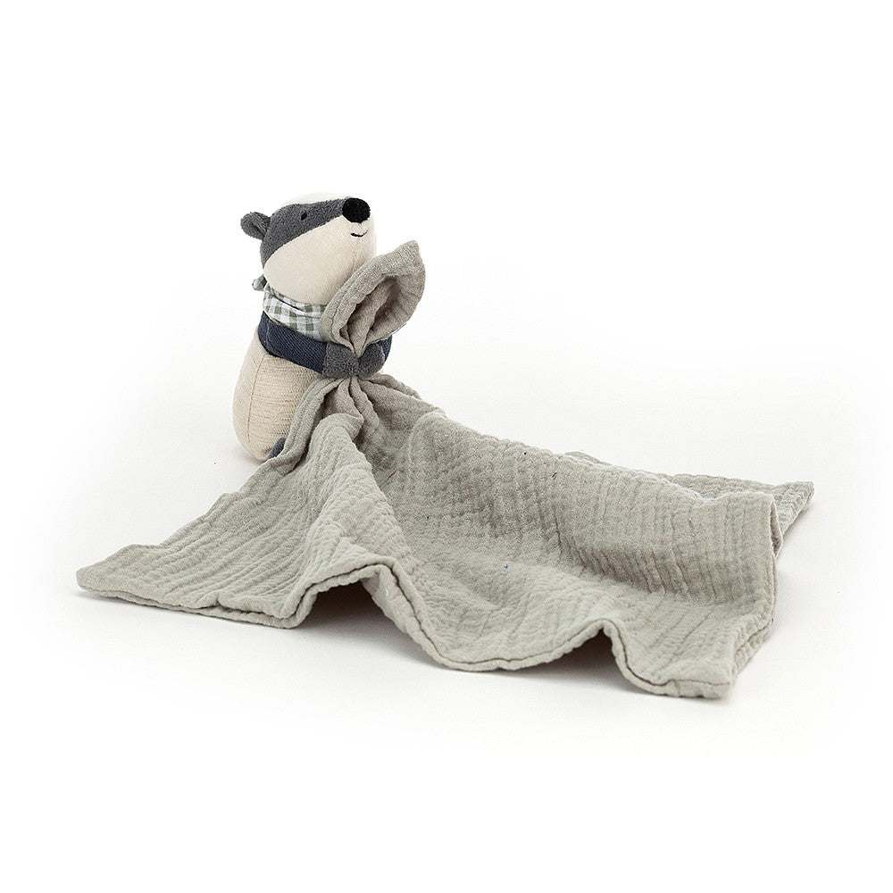 Jellycat Little Rambler Badger Soother