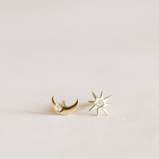 Jax Kelly Sun & Moon Earrings