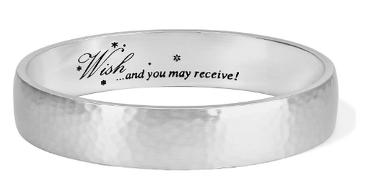 Brighton Versailles Apollo Bangle Bracelet in Brushed Silver