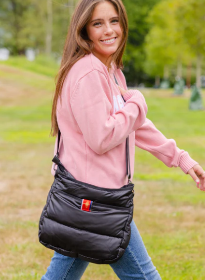 Pretty Rugged Puffer Bag - Black
