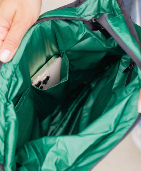Pretty Rugged Puffer Bag - Green