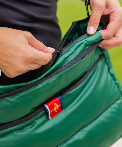 Pretty Rugged Puffer Bag - Green