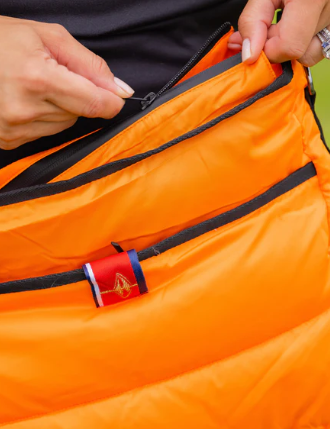 Pretty Rugged Puffer Bag - Orange