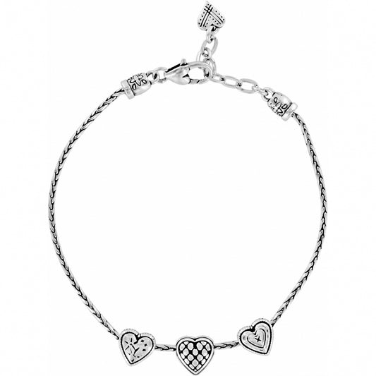 Brighton Enchanted Hearts Anklet