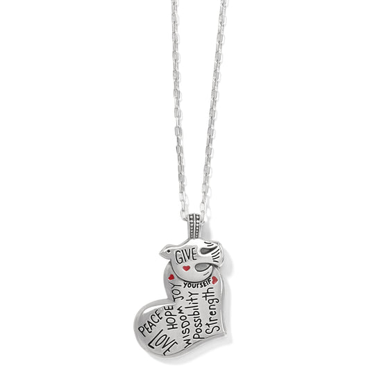 Brighton Give Love Peace Necklace
