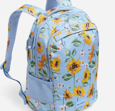Vera Bradley Grand Backpack in ReActive Sunflower Sky