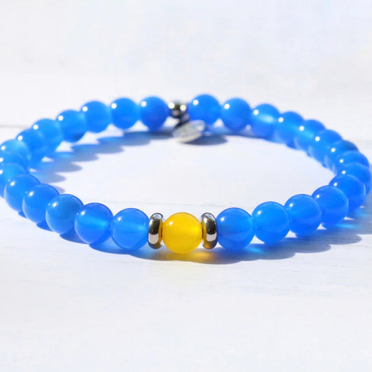 T. Jazelle We Stand Together Ukraine Charity Bracelet